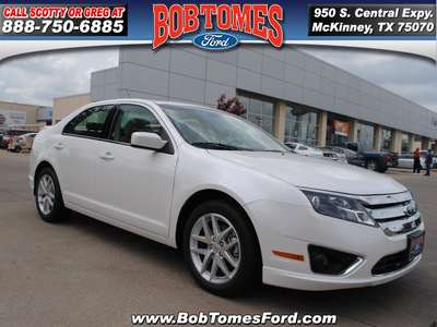 ford fusion 2012 white sedan 4dr sdn sel fwd gasoline 4 cylinders front wheel drive automatic 75070