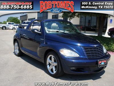 chrysler pt cruiser 2005 dk  blue gt gasoline 4 cylinders front wheel drive 5 speed with overdrive 75070