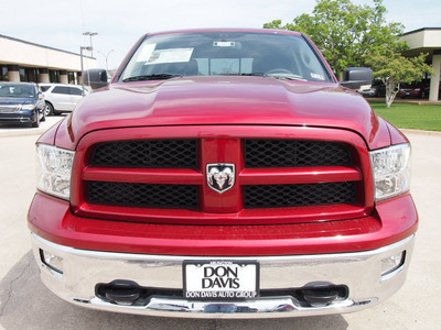 ram ram pickup 1500 2012 deep cherry red cry outdoorsman gasoline 8 cylinders 2 wheel drive automatic 76011