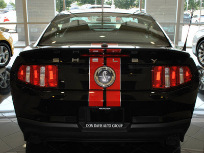 ford shelby gt500 2012 black coupe gasoline 8 cylinders rear wheel drive 6 speed manual 76011