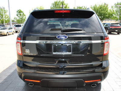 ford explorer 2011 black suv limited gasoline 6 cylinders front wheel drive automatic 76011