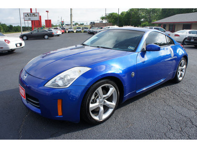 nissan 350z 2006 blue coupe enthusiast gasoline 6 cylinders rear wheel drive automatic 76543