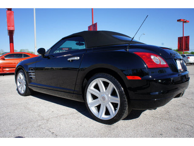chrysler crossfire 2006 black limited gasoline 6 cylinders rear wheel drive 6 speed manual 76543