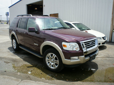 ford explorer 2008 red suv eddie bauer gasoline 6 cylinders 2 wheel drive automatic 75062