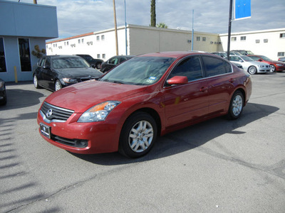 nissan altima 2009 red sedan gasoline 4 cylinders front wheel drive automatic 79925
