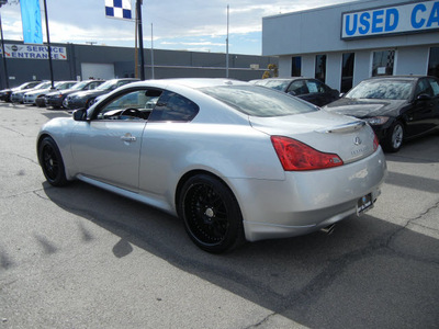 infiniti g37 2008 silver coupe gasoline 6 cylinders rear wheel drive automatic 79925