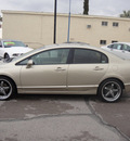 honda civic 2007 gold sedan lx gasoline 4 cylinders front wheel drive automatic 79925