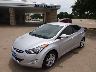 hyundai elantra 2012 silver sedan gls gasoline 4 cylinders front wheel drive automatic 76049