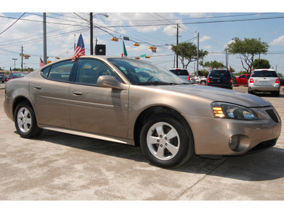 pontiac grand prix 2007 brown sedan gasoline 6 cylinders front wheel drive automatic 77504