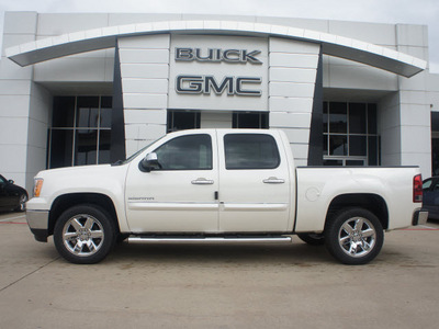 gmc sierra 1500 2012 white sle flex fuel 8 cylinders 2 wheel drive not specified 75007