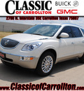 buick enclave 2012 white diamond leather gasoline 6 cylinders front wheel drive automatic 75007