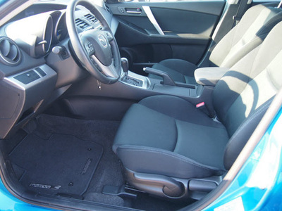mazda mazda3 2011 blue hatchback s sport gasoline 4 cylinders front wheel drive automatic 75007