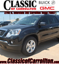 gmc acadia 2012 suv gasoline 6 cylinders front wheel drive not specified 75007