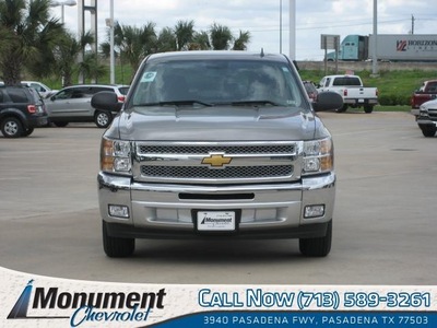 chevrolet silverado 1500 2012 gray pickup truck lt flex fuel 8 cylinders 2 wheel drive automatic 77503