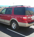 ford expedition 2008 red suv eddie bauer gasoline 8 cylinders 2 wheel drive automatic 79936