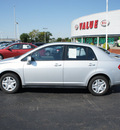 nissan versa 2011 silver sedan gasoline 4 cylinders front wheel drive automatic 19153