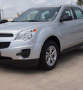 chevrolet equinox 2012 silver ls flex fuel 4 cylinders front wheel drive automatic 78155
