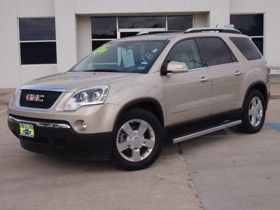 gmc acadia 2008 gold suv slt 1 gasoline 6 cylinders front wheel drive automatic 78155