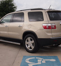 gmc acadia 2008 gold suv slt 1 gasoline 6 cylinders front wheel drive automatic 78155