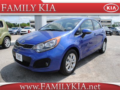 kia rio5 2013 electronic blue wagon ex gasoline 4 cylinders front wheel drive 6 speed automatic 77539