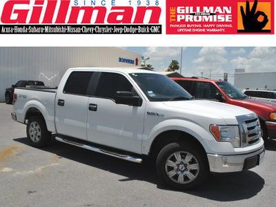 ford f 150 2009 white xlt gasoline 8 cylinders 2 wheel drive 6 speed automatic 78586