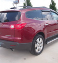 chevrolet traverse 2010 red suv ltz gasoline 6 cylinders front wheel drive automatic 77304
