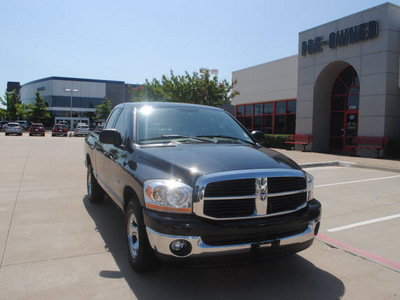 dodge ram 1500 2006 black pickup truck gasoline 8 cylinders rear wheel drive automatic 75093