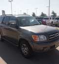 toyota sequoia 2003 dk  gray suv limited gasoline 8 cylinders 4 wheel drive automatic 76049