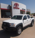 toyota tacoma 2012 white prerunner v6 gasoline 6 cylinders 2 wheel drive 5 speed automatic 76049