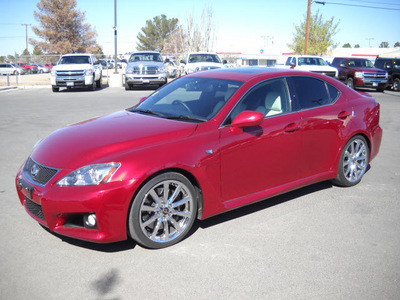 lexus is f 2010 red sedan gasoline 8 cylinders rear wheel drive automatic 79925