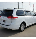 toyota sienna 2012 white van limited 7 passenger gasoline 6 cylinders front wheel drive automatic 77469