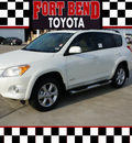 toyota rav4 2012 white suv limited gasoline 4 cylinders 2 wheel drive automatic with overdrive 77469