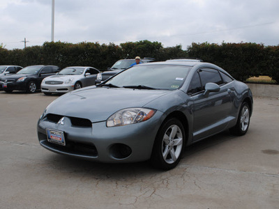 mitsubishi eclipse 2007 silver hatchback gs gasoline 4 cylinders front wheel drive automatic 75034