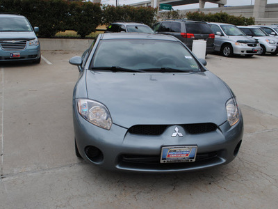 mitsubishi eclipse 2007 silver hatchback gs gasoline 4 cylinders front wheel drive automatic 75034