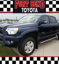 toyota tacoma 2012 blue prerunner v6 gasoline 6 cylinders 2 wheel drive automatic 77469
