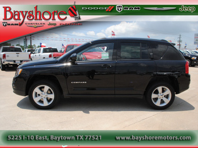 jeep compass 2012 black suv sport gasoline 4 cylinders 2 wheel drive automatic 77521