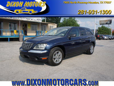 chrysler pacifica 2005 dk  blue suv touring gasoline 6 cylinders front wheel drive automatic 77037