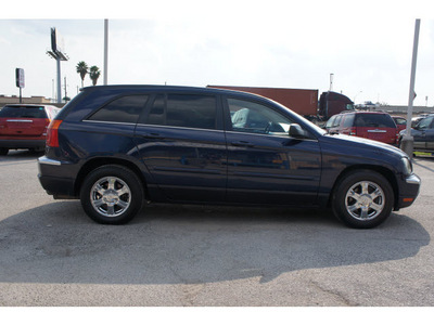 chrysler pacifica 2005 dk  blue suv touring gasoline 6 cylinders front wheel drive automatic 77037