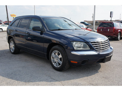 chrysler pacifica 2005 dk  blue suv touring gasoline 6 cylinders front wheel drive automatic 77037