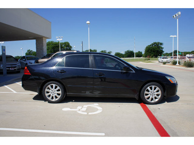 honda accord 2007 black sedan se gasoline 6 cylinders front wheel drive automatic 76503