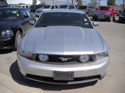 ford mustang 2011 silver coupe gt gasoline 8 cylinders rear wheel drive standard 79925