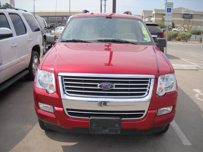 ford explorer 2007 red suv xlt gasoline 6 cylinders rear wheel drive automatic 79925