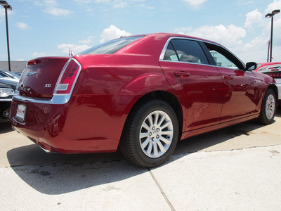 chrysler 300 2012 deep cherry red sedan gasoline 6 cylinders rear wheel drive automatic 77521