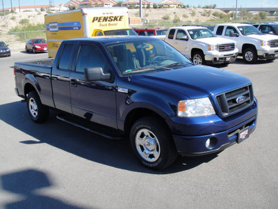 ford f 150 2008 blue styleside gasoline 8 cylinders 2 wheel drive automatic 79922