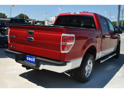 ford f 150 2011 red xlt gasoline 6 cylinders 2 wheel drive automatic 78861