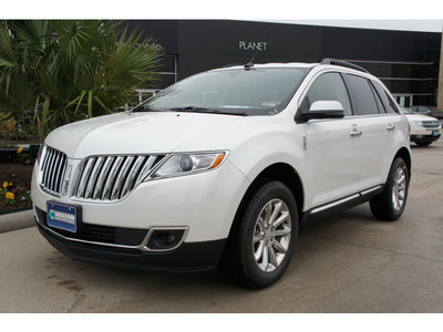 lincoln mkx 2012 white suv gasoline 6 cylinders front wheel drive 6 speed automatic 77373