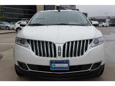 lincoln mkx 2012 white suv gasoline 6 cylinders front wheel drive 6 speed automatic 77373
