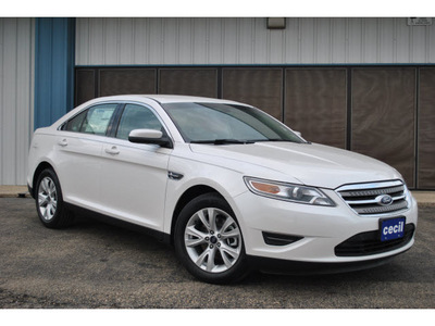 ford taurus 2012 white sedan sel gasoline 6 cylinders front wheel drive automatic 78861