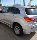 mitsubishi outlander sport 2012 silver suv es gasoline 4 cylinders front wheel drive automatic 75062