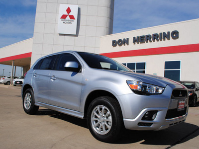 mitsubishi outlander sport 2012 silver suv es gasoline 4 cylinders front wheel drive automatic 75062